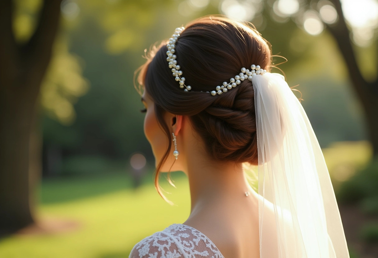 chignon mariée